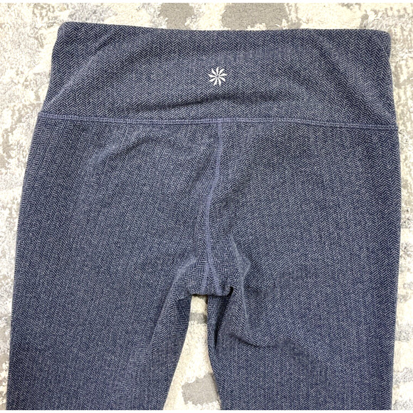 Athleta Women's Herringbone Chaturanga Leggings in Blue‎ Size Small - Picture 5 of 9